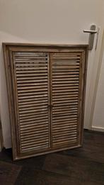 Louvre luiken met spiegel!  70cmx100cm, Ophalen