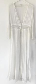 Ibiza lange blouse / vest / slip dress M/L  wit, Verzenden, Nieuw, Wit