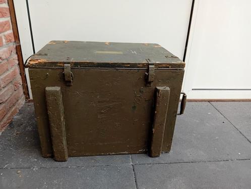 Originele groene Legerkist kist leger origineel WO II 2, Verzamelen, Militaria | Algemeen, Landmacht, Kist of Geocache, Amerika