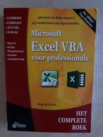 Microsoft Excel VBA voor professionials, Boeken, Informatica en Computer, Nieuw, Verzenden