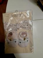 Leuke set slofjes plus haarband 0/6 maanden, Ophalen, Zo goed als nieuw, Meisje, Slofjes