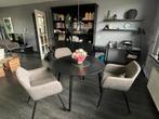 Ronde Eettafel + 3 Grijze Stoelen, Ophalen