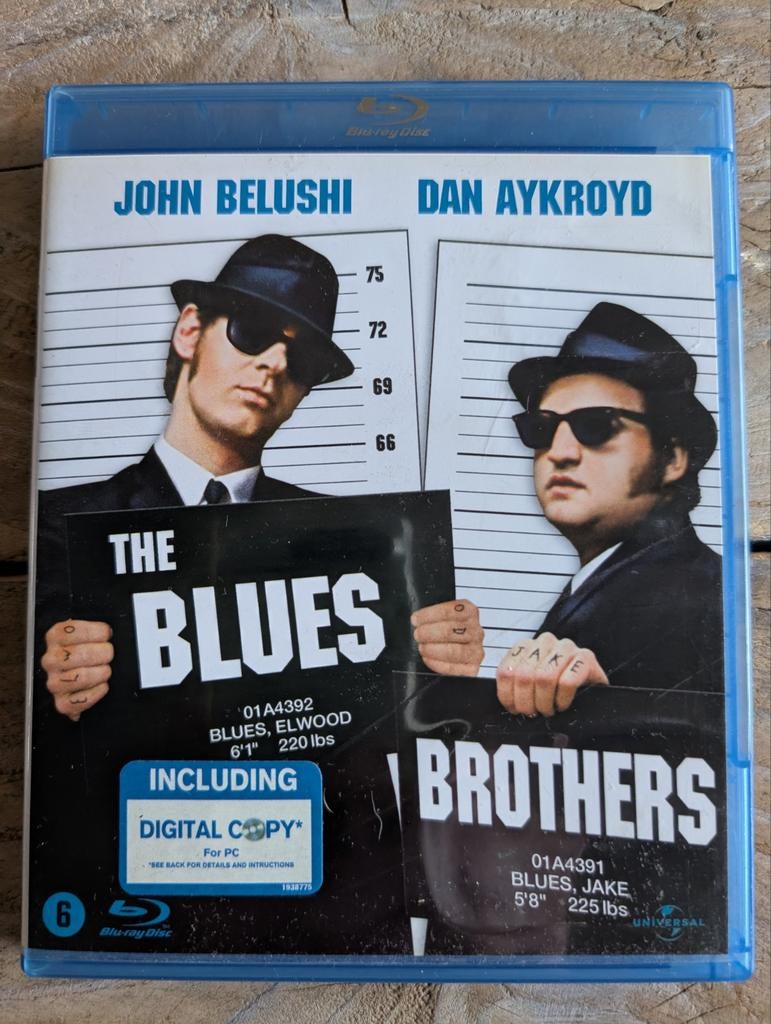 The Blues Brothers - Blu-ray +Dvd copy +  digitale code ., Ophalen of Verzenden, Zo goed als nieuw, Actie