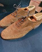 Oxford Brogue Wingtip Lace Up Suede, Maat EU 44, UK 9.5, Bruin, Ophalen of Verzenden, Zo goed als nieuw, Veterschoenen