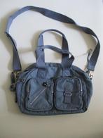 Kipling tas schoudertas  blauwgrijs 8 modellen, Ophalen of Verzenden, Zo goed als nieuw, Kipling