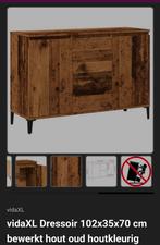 Prachtig Vida Xl dressoir oud hout look., Ophalen, Nieuw, 25 tot 50 cm