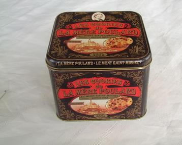 vintage blik les cookies de la mere poulard beschikbaar voor biedingen