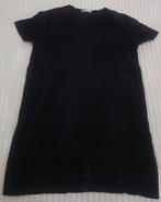 Zara oversized jurk tuniek v-hals maat m zwart katoen jurken, Zara, Maat 38/40 (M), Zo goed als nieuw, Zwart