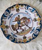 Makkum Tichelaar Aardewerk Bord Ridder, Antiek en Kunst, Antiek | Keramiek en Aardewerk, Ophalen of Verzenden