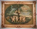 1578-1660 After - Dancing Amorini in a landscape with venus., Antiek en Kunst, Kunst | Schilderijen | Klassiek, Ophalen