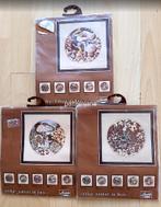 borduren: 3 borduurpakketten: lanarte 33400 33402 en 33403, Verzenden, Nieuw, Handborduren, Borduurpakket