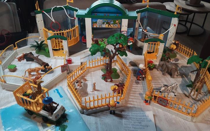 3240 dierentuin met uitbreiding, Kinderen en Baby's, Speelgoed | Playmobil, Zo goed als nieuw, Ophalen of Verzenden