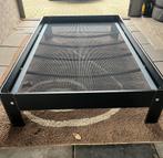 Auping auronde twijfelaar bed frame zwart 120 200, Ophalen, Zwart, Zo goed als nieuw, Twijfelaar