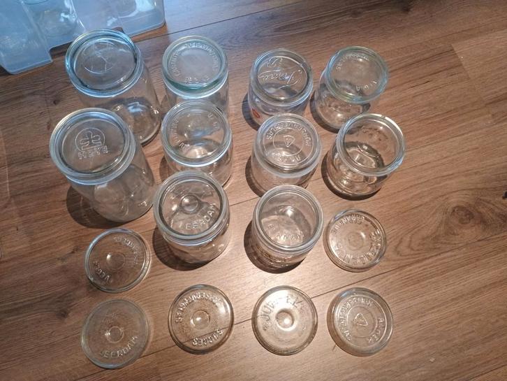 Weck potten klassiek, 10 stuks, 3/4, 1 en 1,5 liter, Huis en Inrichting, Keuken | Keukenbenodigdheden, Gebruikt, Ophalen