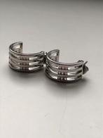 Mart Visser design oorstekers zilveren (925) met zirkonia’s, Ophalen of Verzenden, Zo goed als nieuw, Knopjes of Stekers, Zilver