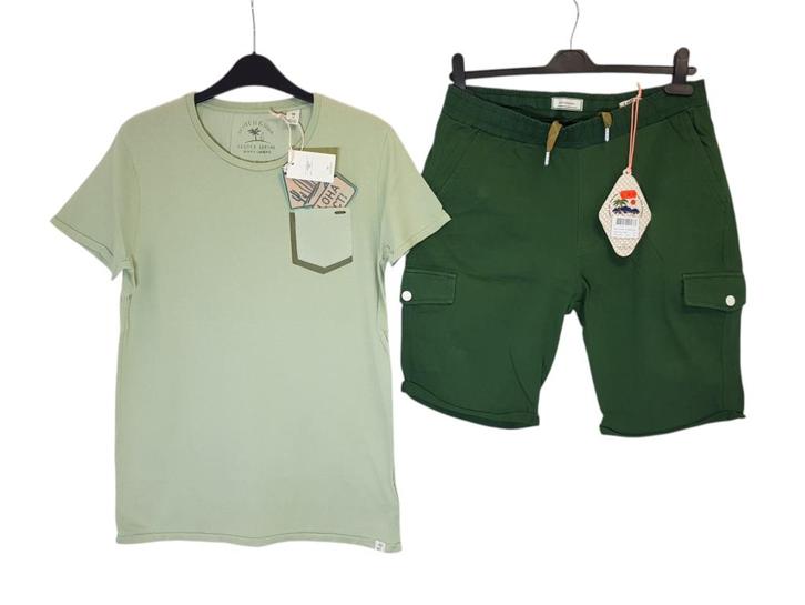 Prachtige groene SCOTCH & SODA jog short mt 16/176. NIEUW!, Kinderen en Baby's, Kinderkleding | Maat 176, Nieuw, Jongen, Broek