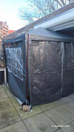 Partytent grijs, met zijwanden, Tuin en Terras, Ophalen, Zo goed als nieuw