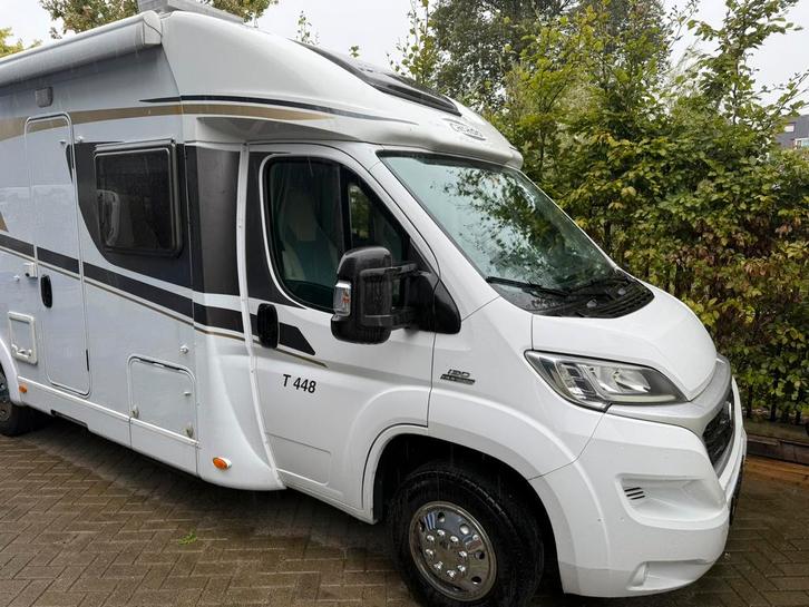 Camper Carado T 448 2.3 130 multiJet, Caravans en Kamperen, Campers, Particulier, tot en met 5, Half-integraal, Carado, Fiat, Diesel