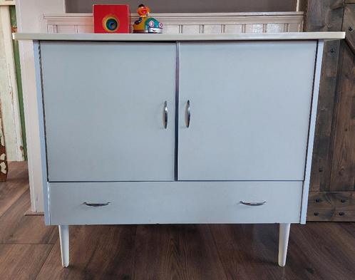 Commode/kast, jaren 60, vintage, Huis en Inrichting, Kasten | Dressoirs, Gebruikt, 50 tot 100 cm, 25 tot 50 cm, Met lade(s), Met deur(en)