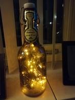 Bruine Grolsch beugelfles met led verlichting, Verzamelen, Biermerken, Ophalen of Verzenden, Zo goed als nieuw, Overige typen