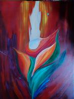 Abstract schilderij geschilderd met acrylverf, Antiek en Kunst, Kunst | Schilderijen | Abstract, Ophalen