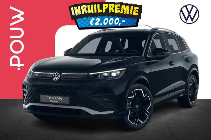 Volkswagen Tiguan 1.5 eHybrid 204pk R-Line Edition Trekhaak, Auto's, Volkswagen, Bedrijf, Te koop, Tiguan, ABS, Achteruitrijcamera
