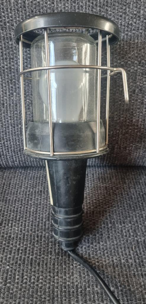 Elro korflooplamp looplamp 60 W rubber korf, Doe-het-zelf en Verbouw, Bouwverlichting, Nieuw, Lamp met armatuur, 50 tot 200 watt