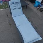 Kussen voor ligbed - ligbedkussen Saint Tropez blauw, Ophalen of Verzenden, Zo goed als nieuw
