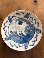 Delfts Blauw Borden met Pauwen en schepen, Antiek en Kunst, Ophalen