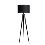 Zuiver Tripod Vloerlamp - Zwart, Huis en Inrichting, Lampen | Vloerlampen, Ophalen, Zo goed als nieuw, Metaal, Modern