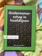 Ondernemerschap in hoofdlijnen - Peter van der Meer, Boeken, Ophalen of Verzenden, Zo goed als nieuw, Management, Peter van der Meer