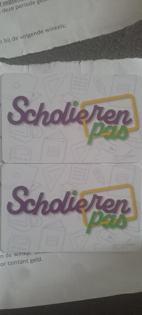 Scholierenpasjes, Tickets en Kaartjes, Kortingen en Cadeaubonnen, Eén persoon, Overige typen, Overige soorten