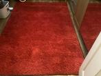 Rood hoogpolig vloerkleed, Huis en Inrichting, Stoffering | Vloerbedekking, Ophalen, Zo goed als nieuw