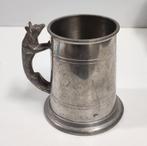 Tinnen Bierpul Sheffield Tankard Vos, Ophalen of Verzenden