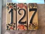 keramische huisnummers decoratieve tegels met cijfers 1-2-7, Ophalen, Nieuw