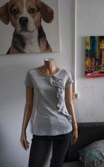 Leuk grijs sierlijk t shirt met glitter Saint Tropez maat 38, Maat 38/40 (M), Ophalen of Verzenden, Korte mouw, Grijs