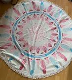 Nieuw strandlaken picknick kleed rond roze wit blauw laken, Ophalen of Verzenden, Nieuw, Blauw