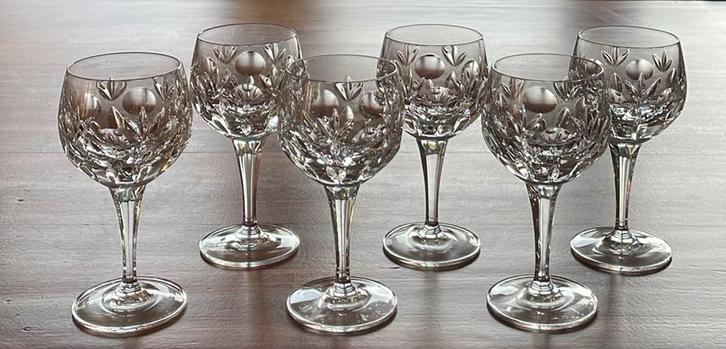 6 Nachtmann Bamberg wijnglazen, Verzamelen, Glas en Borrelglaasjes, Zo goed als nieuw, Overige typen, Ophalen of Verzenden