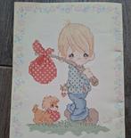 Boekje met borduurpatronen van Precious Moments, Ophalen, Gebruikt, Patroon