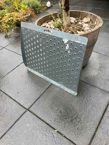 Rolstoel/Rollator Oprijplaat - RVS - 80x78cm beschikbaar voor biedingen