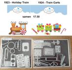 leuke kerst treinset  orginele ELIZABETH CRAFT DESIGN, Hobby en Vrije tijd, Ophalen of Verzenden, Nieuw, Kerst, Pons of Mal