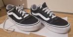 Vans sneakers zwart wit maat 37 dames merk platform schoenen, Verzenden, Zwart, Sneakers of Gympen, Gedragen