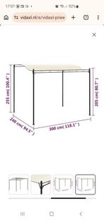 frame voor prieel luifel afdakje 3 x 2.4, nieuw in doos, Tuin en Terras, Ophalen, Nieuw