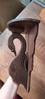 Vintage Wandplankje Zwaan, Ophalen of Verzenden