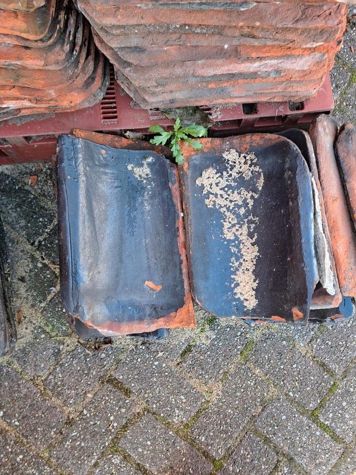 Oude Antieke Dakpannen - Vintage Look, Doe-het-zelf en Verbouw, Dakpannen en Dakbedekking, Gebruikt, Dakpannen, Steen of Klei