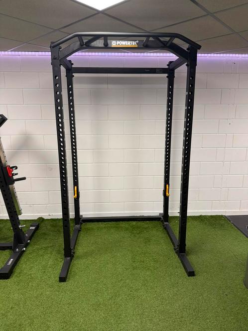 Squat / power rack powertec, Sport en Fitness, Fitnessapparatuur, Zo goed als nieuw, Krachtstation, Metaal, Ophalen