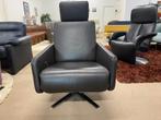 Prachtige Intertime nano Design relaxfauteuil in nieuwstaat, Design, Leer, Ophalen of Verzenden, 75 tot 100 cm