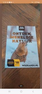 wildlands korting €10 p.p, Tickets en Kaartjes, Drie personen of meer, Kortingskaart