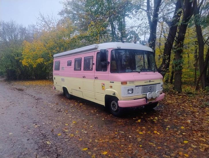 Mercedes L613D camper, Caravans en Kamperen, Campers, Particulier, tot en met 5, Buscamper of Camperbus, Mercedes-Benz, Mercedes