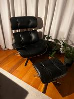 Replica Eames Lounge Chair & Ottoman, Ophalen, Gebruikt, Mid Century, 75 tot 100 cm